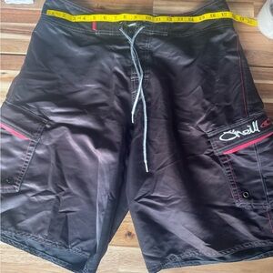 O'Neill Black Boardshorts. Size unknown medium? See measurements